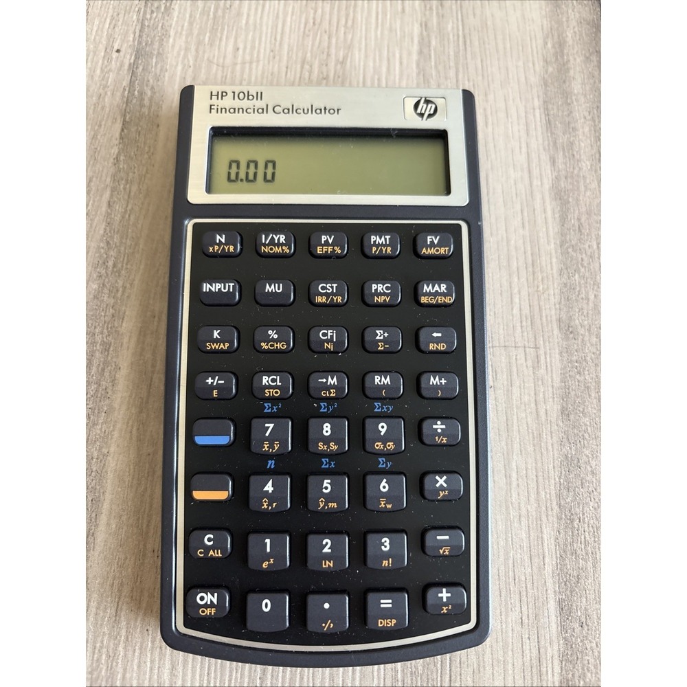 Hewlett Packard HP 10bII Financial Calculator‎ CFP Exam